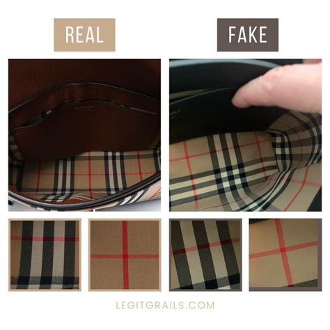 how to spot a fake burberry hat|vintage burberry bag look like.